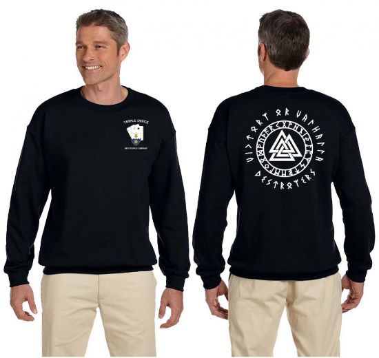 Triple Deuce Victory or Valhalla Crew Neck Sweatshirt
