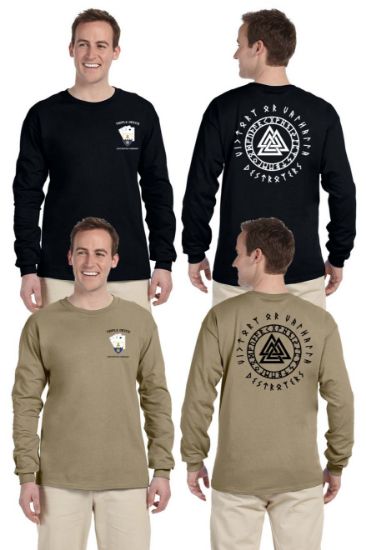 Triple Deuce Victory or Valhalla Cotton Long Sleeve Shirt