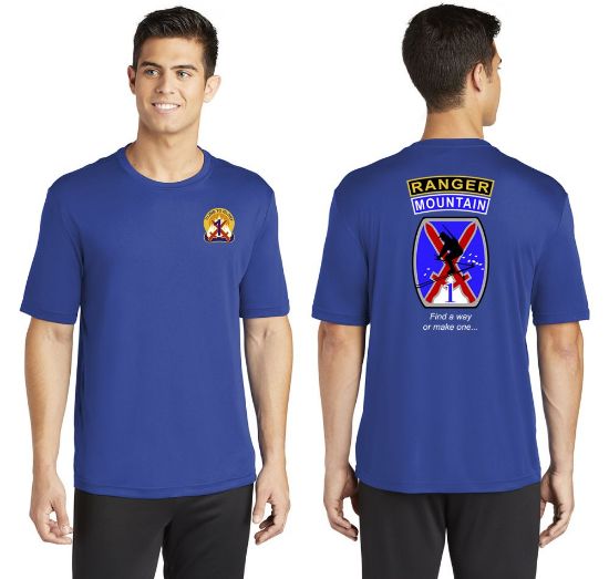 Mountain Ranger Blue Dri-Fit T-Shirt