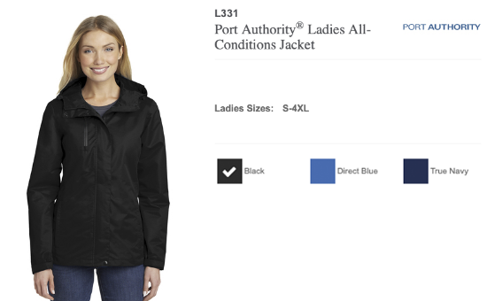Syracuse Airport Embroidered Port Authority Ladies All-Conditions Jacket