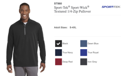 Syracuse Airport Embroidered Sport-Tek Sport-Wick Textured 1/4-Zip Pullover