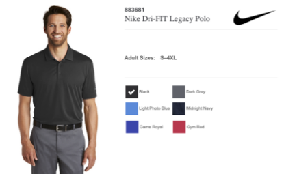 Syracuse Airport Embroidered Nike Dri-FIT Legacy Polo