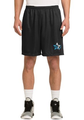 Five Star Martial Arts Black Mesh Adult Shorts
