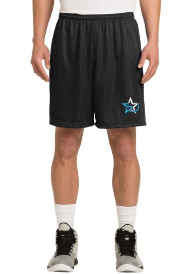 Five Star Martial Arts Black Mesh Adult Shorts