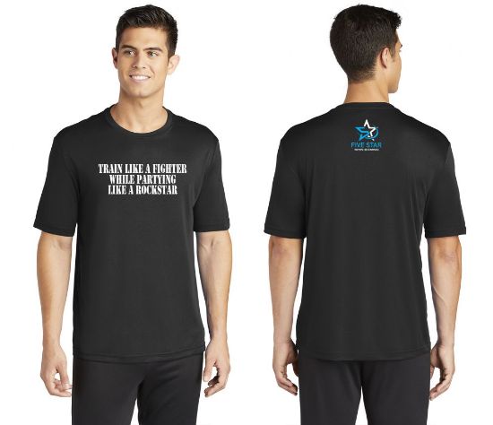 Five Star Spin Boxing Party Like A Rockstar Dri-Fit T-Shirt