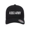 ASSO ARMY Embroidered Flexfit Fitted Ball Cap