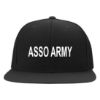 ASSO ARMY Embroidered Flexfit Fitted Ball Cap