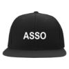 ASSO Embroidered Flexfit Fitted Ball Cap