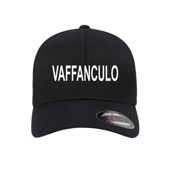 VAFFANCULO Embroidered Flexfit Fitted Ball Cap