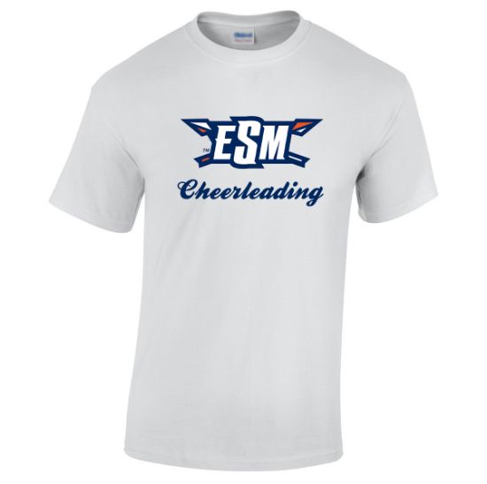 ESM Cheerleading White T-Shirt