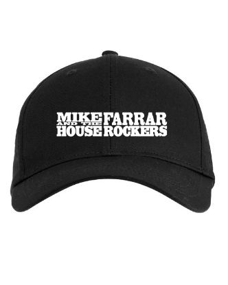 Houserockers Black Low Profile Embroidered Cap