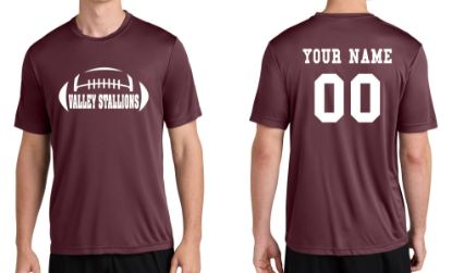 Personalized Valley Stallions Dry-fit Tee