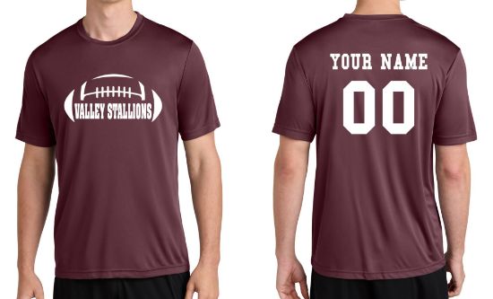 Personalized Valley Stallions Dry-fit Tee
