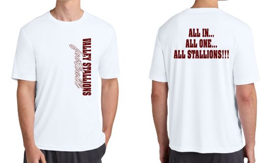 Valley Stallions Side Printed Dry-fit Tee