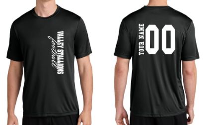 Personalized Valley Stallions Side Printed Dry-fit Tee