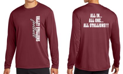 Valley Stallions Side Printed Dry-fit Long Sleeve Shirt