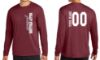 Personalized Valley Stallions Side Printed Dry-fit Long Sleeve Shirt