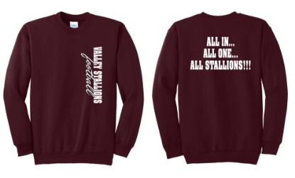 Valley Stallions Side Printed Crewneck Sweatshirt