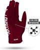 Maroon Football Receiver Gloves