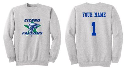 Personalized Falcons Crewneck Sweatshirt