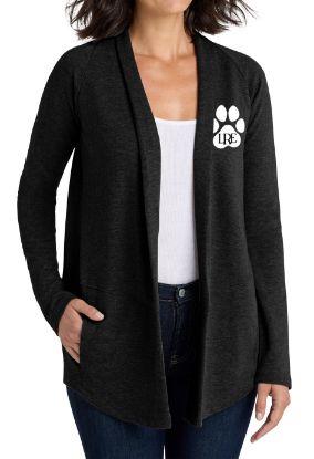 Women's Pawprint Embroidered Interlock Cardigan
