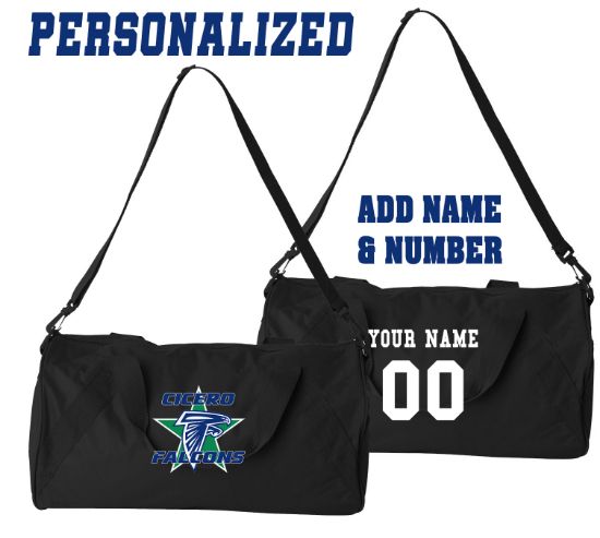 Personalized Falcons 18 inch Duffel Bag