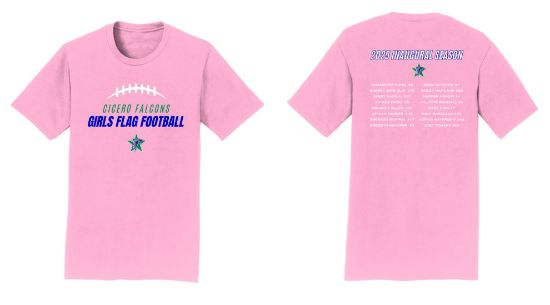 Flag Football Softstyle T-shirt (Youth and Adult Sizes)