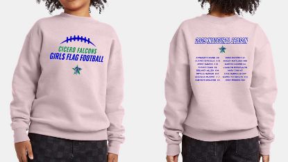 Flag Football Crewneck Sweatshirt (Kids and Adults Sizes)