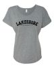 Women's Tri-blend Dolman T-shirt