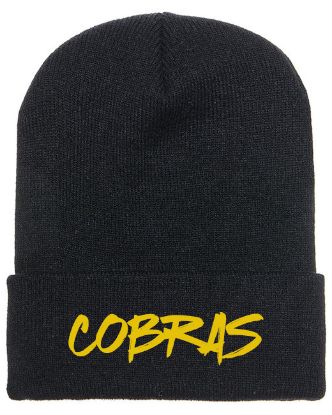 Cobras Embroidered Cuffed Beanie