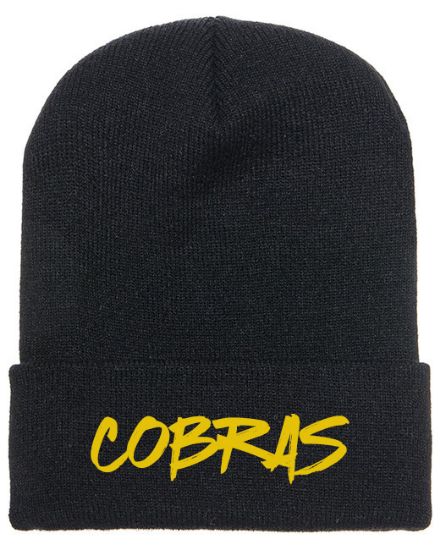 Cobras Embroidered Cuffed Beanie