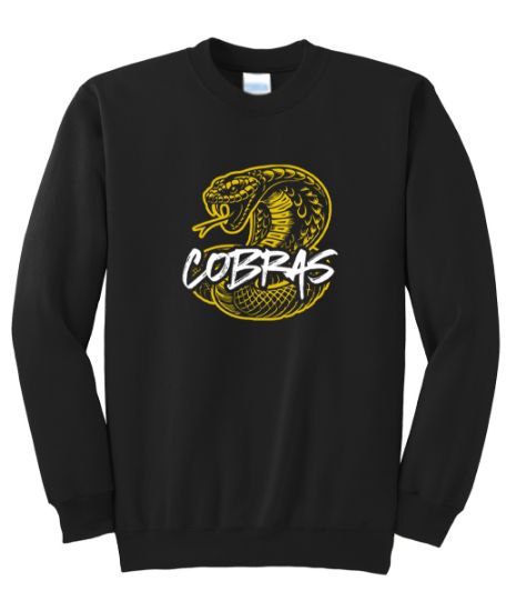 Cobras Crewneck Sweatshirt (Youth and Adult Sizes)