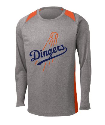Adults Colorblock Long Sleeve Shirt