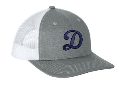 Women's "D" Embroidered Ponytail Trucker Hat