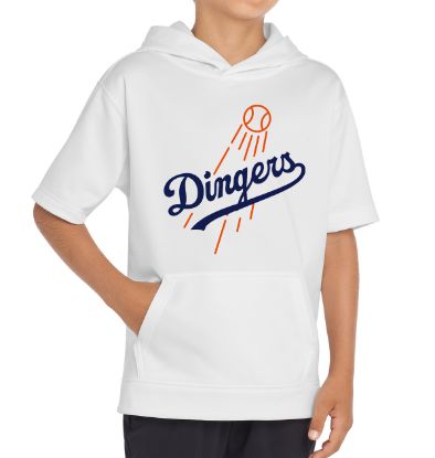 Kids Short Sleeve Hooded Pullover